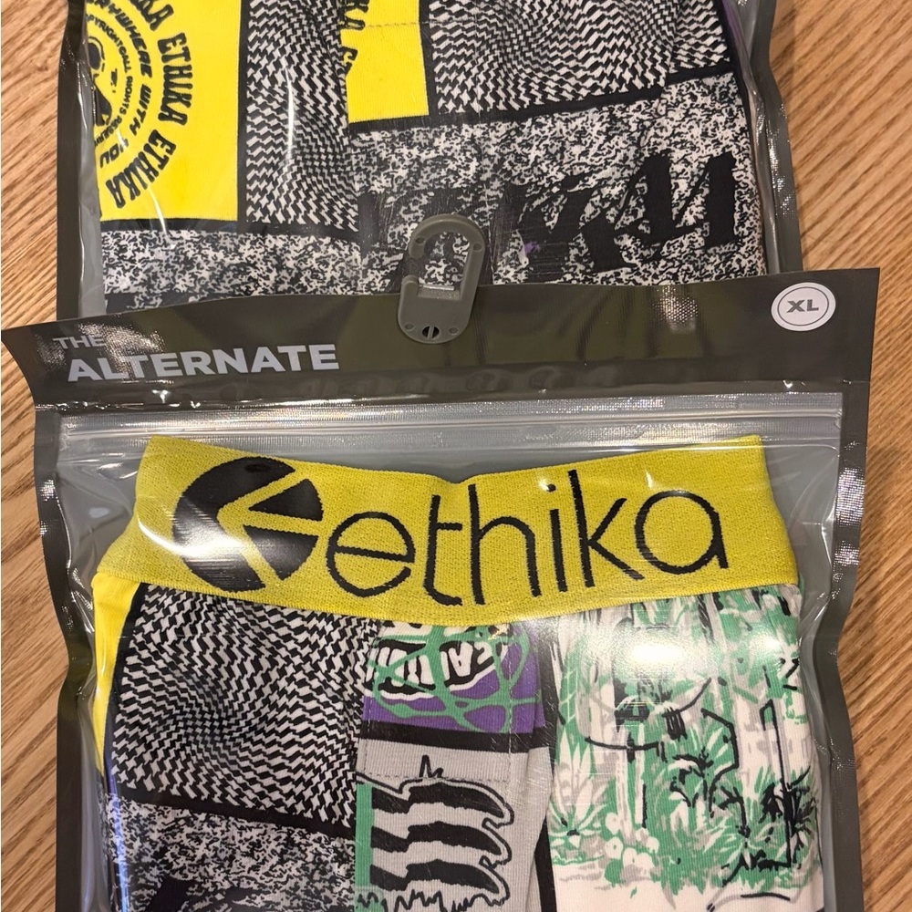Ethika Boxer Briefs - Yellow, Green, and Black